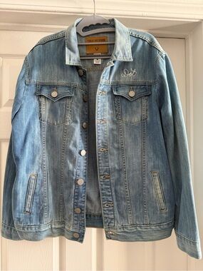 True Religion Denim Jacket Medium Light Wash